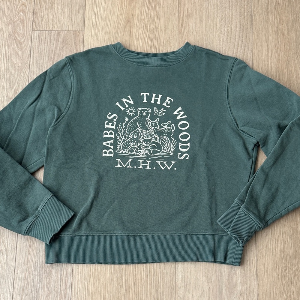 Mountain Hardwear Green Graphic Sweatshirt